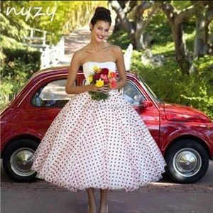 Vintage style strapless dress